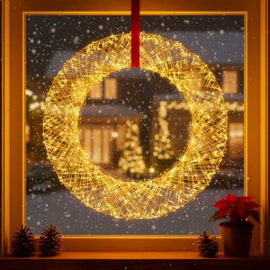 LED svētku vainags 720 LED 45 cm Springos CL1234