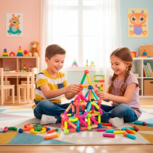 Magnētiskais konstruktors 100 daļas Springos KG0051