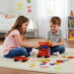 Magnētiskais konstruktors 120 daļas Springos KG0049