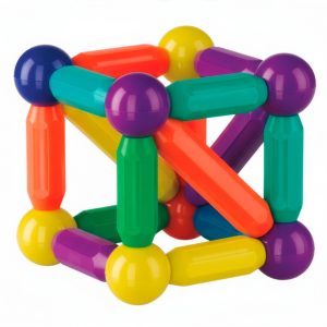 Magnētiskais konstruktors 128 daļas Springos KG0050