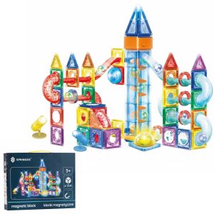 Magnētiskais konstruktoru komplekts 134 daļas Springos KG0062