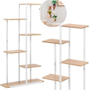 Metāla puķu pods balts 60x20x113 cm GA0212