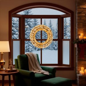 Svētku LED gaismas vainags 360 LED 45 cm Springos CL1246