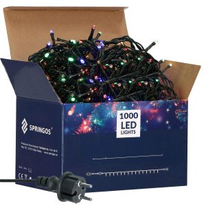 Ziemassvētku lampiņas Springos CL1007 1000 Led