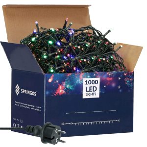Ziemassvētku lampiņas Springos CL1007 1000 Led