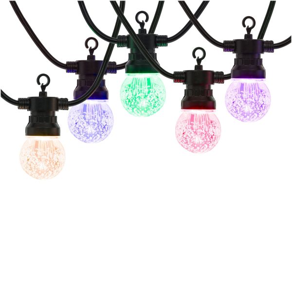 Āra LED spuldžu virtene 15 LED multicolor CL1248 Springos