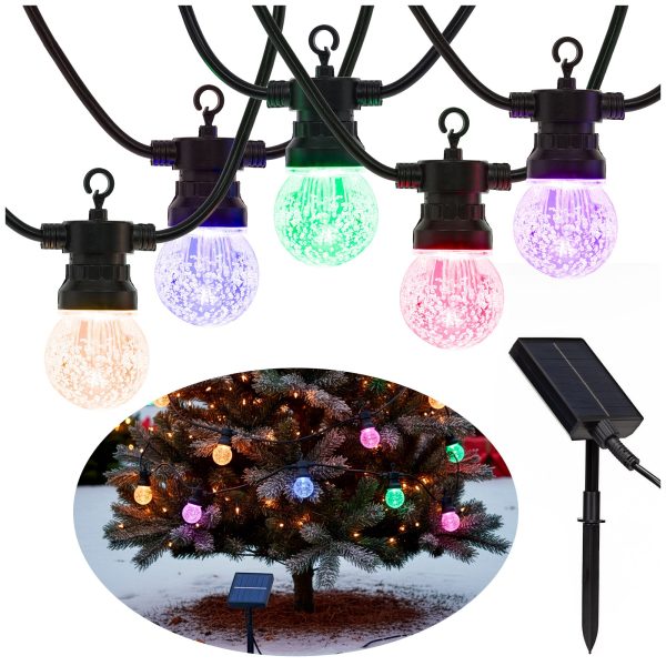 Āra LED spuldžu virtene 15 LED multicolor CL1248 Springos