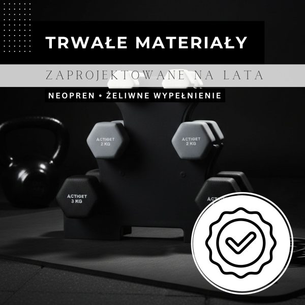 Hanteļu komplekts ar statīvu