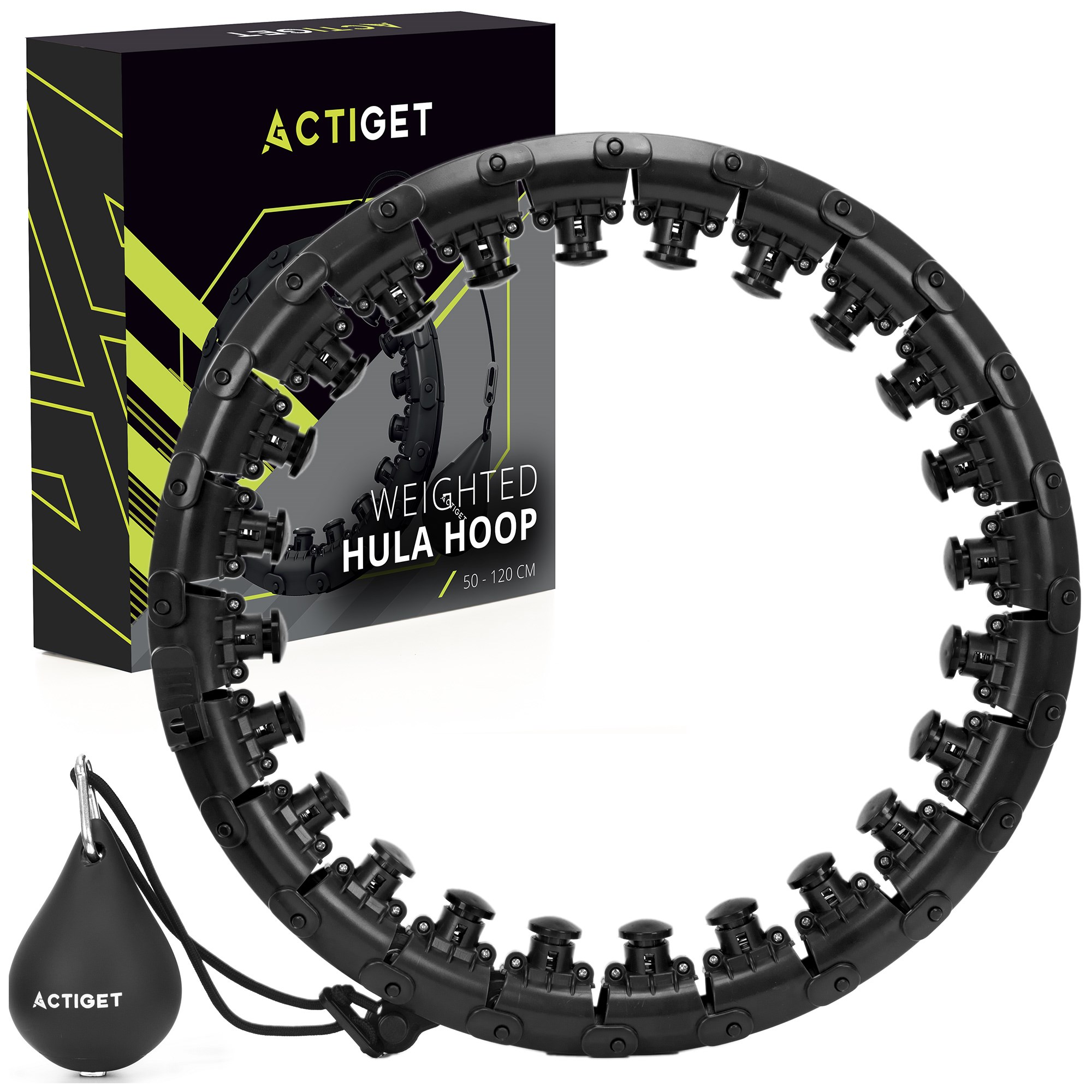 Hula Hoop riņķis ar svaru ACT0136