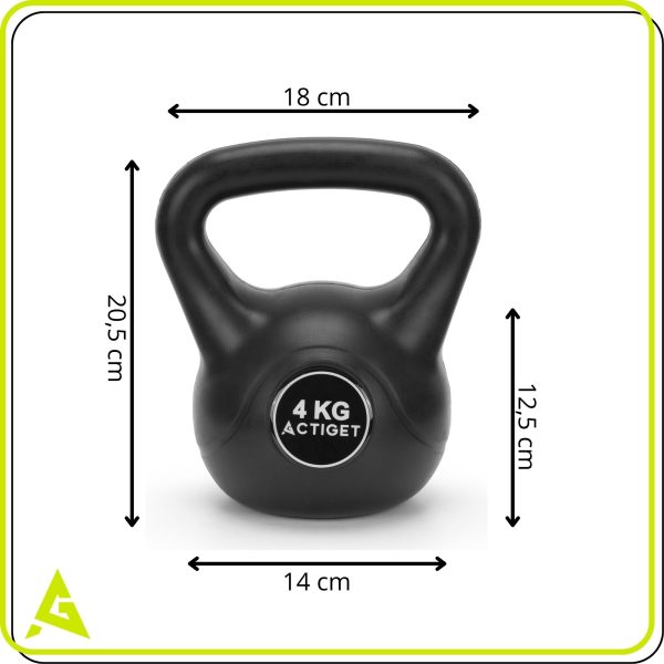 Kettlebell svaru bumba 4 kg ACT0080