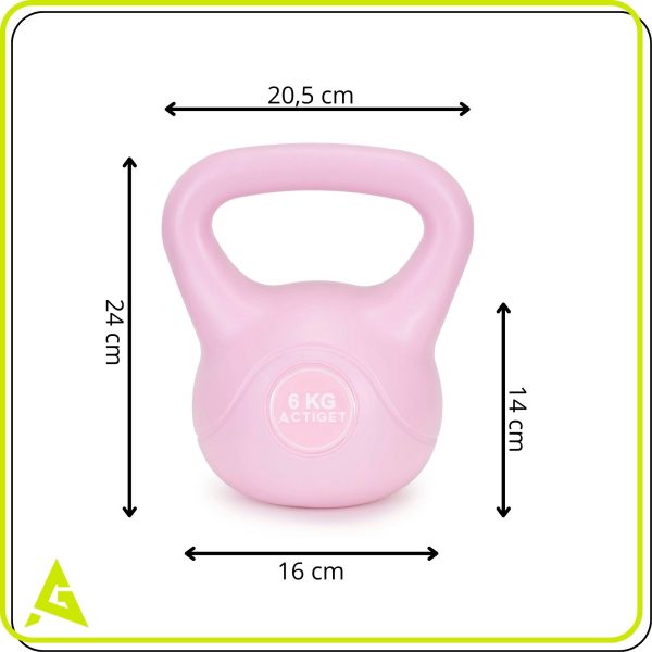 Kettlebell svaru bumba 6 kg ACT0090 English
