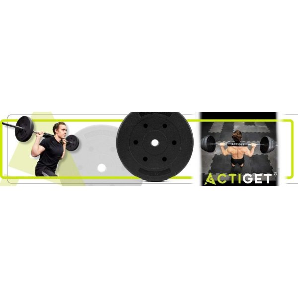 Kompozīta svara disks 10 kg 29 mm ACT0069