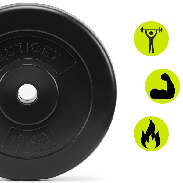 Kompozīta svara disks 10 kg 31 mm ACT0075
