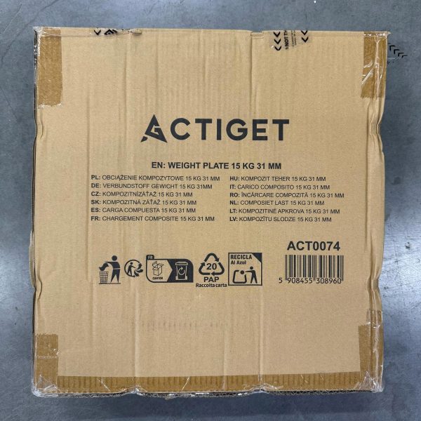 Kompozīta svara disks 15 kg 31 mm ACT0074