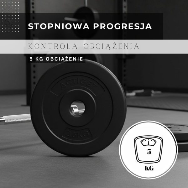 Kompozīta svara disks 5 kg 31 mm ACT0076