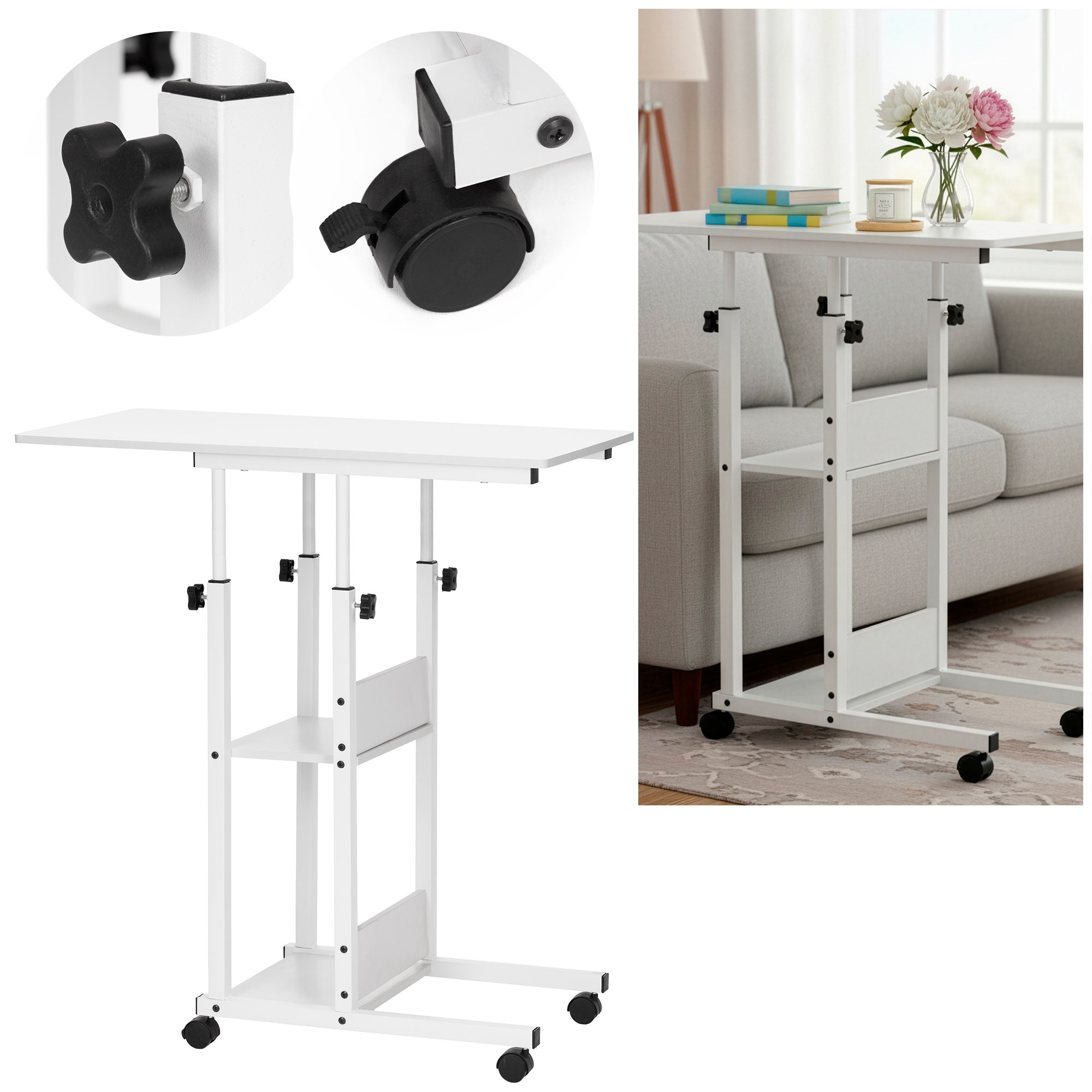 Mobilais galds 73–85 x 40 x 80 cm HF0059