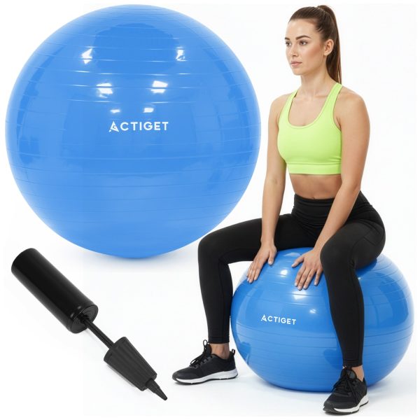 Vingrošanas bumba ar pumpi 75 cm ACT0147