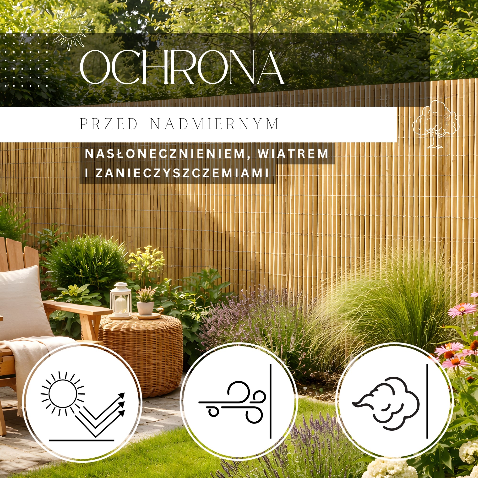 Bambusa paklājs 1.5 x 5 m GA0228