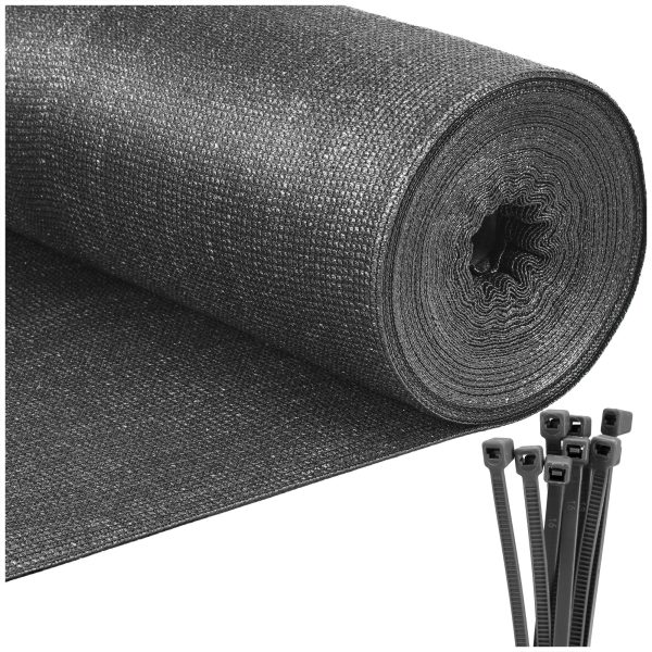 Noēnojuma tīkls gaiši antracīta 65 GSM 1.5 x 25 m SN0072