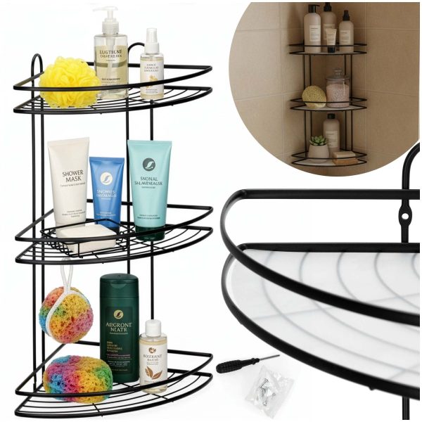 Vannas istabas plaukts HA7541 25 x 25 x 58 cm