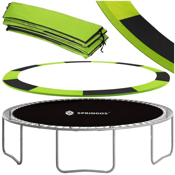 Batuta pārvalks TP-8FT 244 cm melns ar zaļu apmali