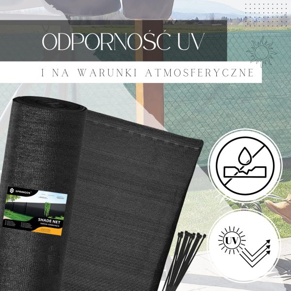 Ēnošanas tīkls Springos SN0022 140 g/m2 1