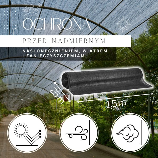 Ēnošanas tīkls Springos SN0022 140 g/m2 1