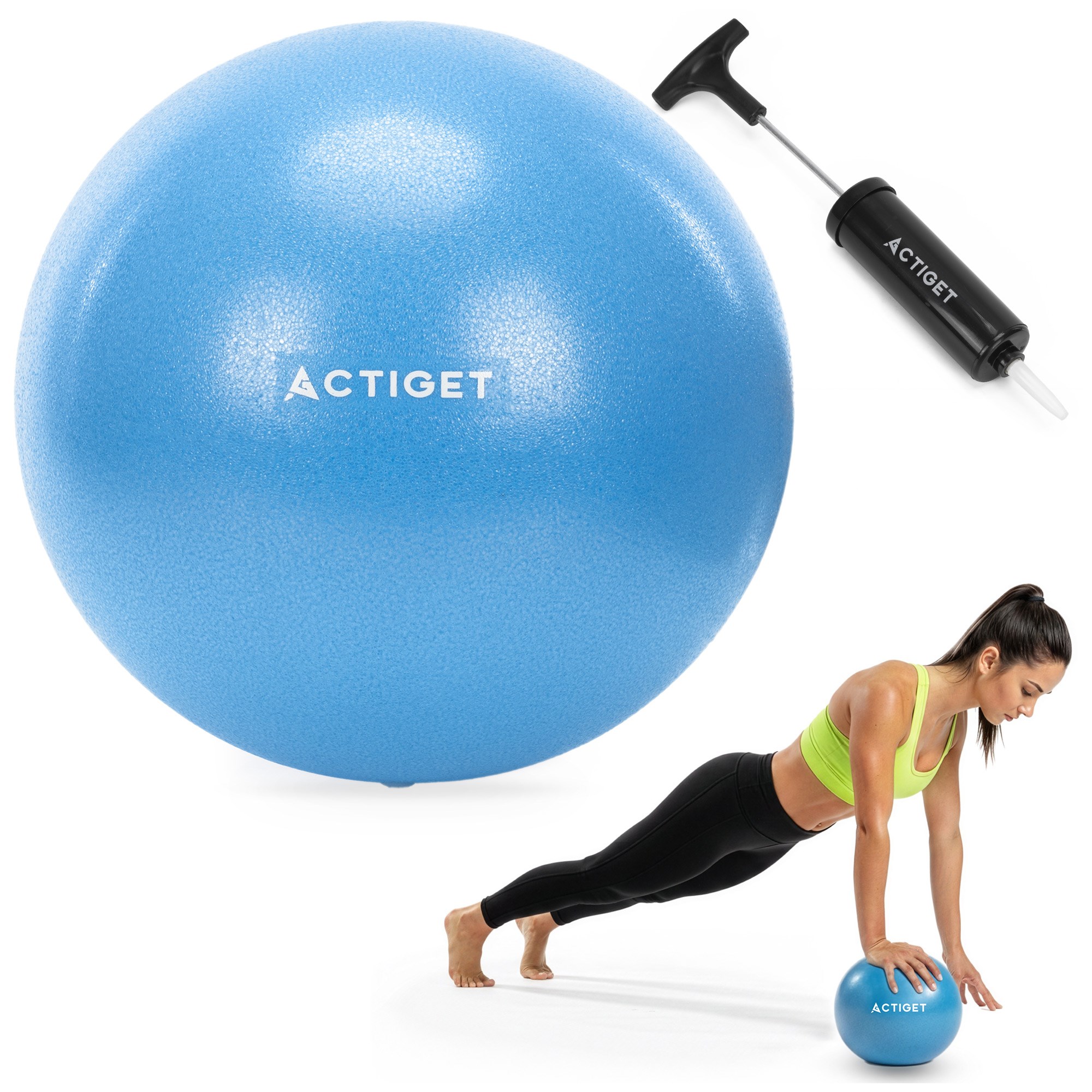 Vingrošanas bumba ar pumpi ACT0149 22 cm