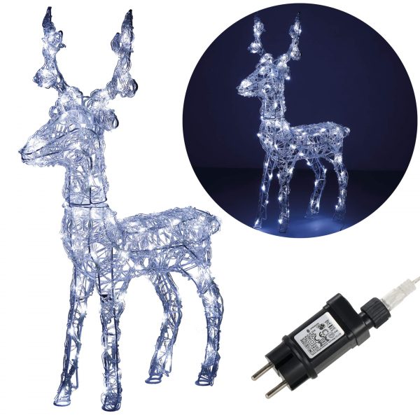 Ziemassvētku dekorācija LED ziemeļbriedis Springos CL4122 100 LED