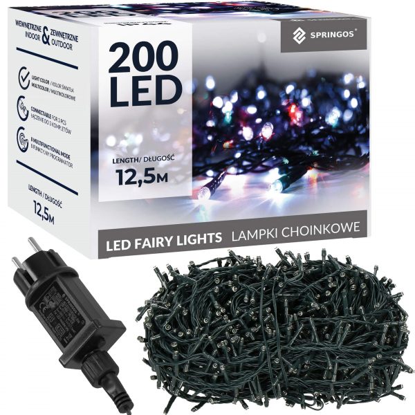 Ziemassvētku lampiņas Springos  CL4077