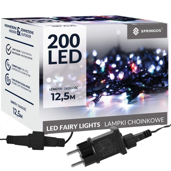 Ziemassvētku lampiņas Springos  CL4077