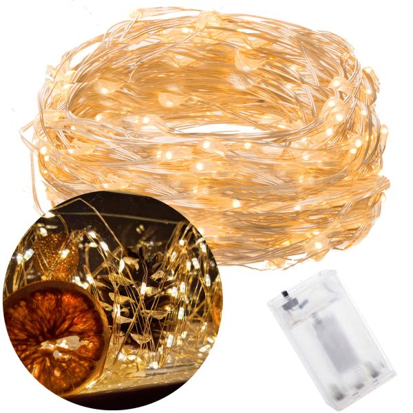 Ziemassvētku lampiņas uz baterijām Springos CL0014 50 Led