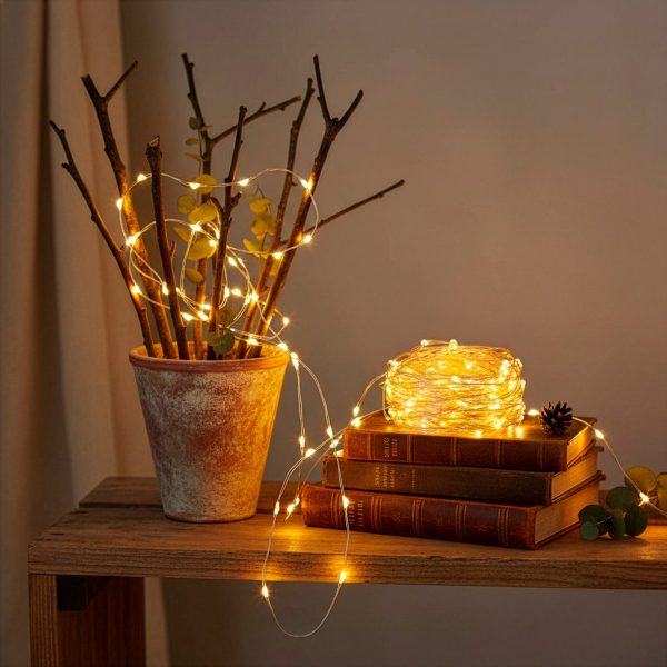 Ziemassvētku lampiņas uz baterijām Springos CL0014 50 Led