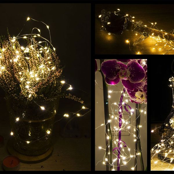 Ziemassvētku lampiņas uz baterijām Springos CL0014 50 Led
