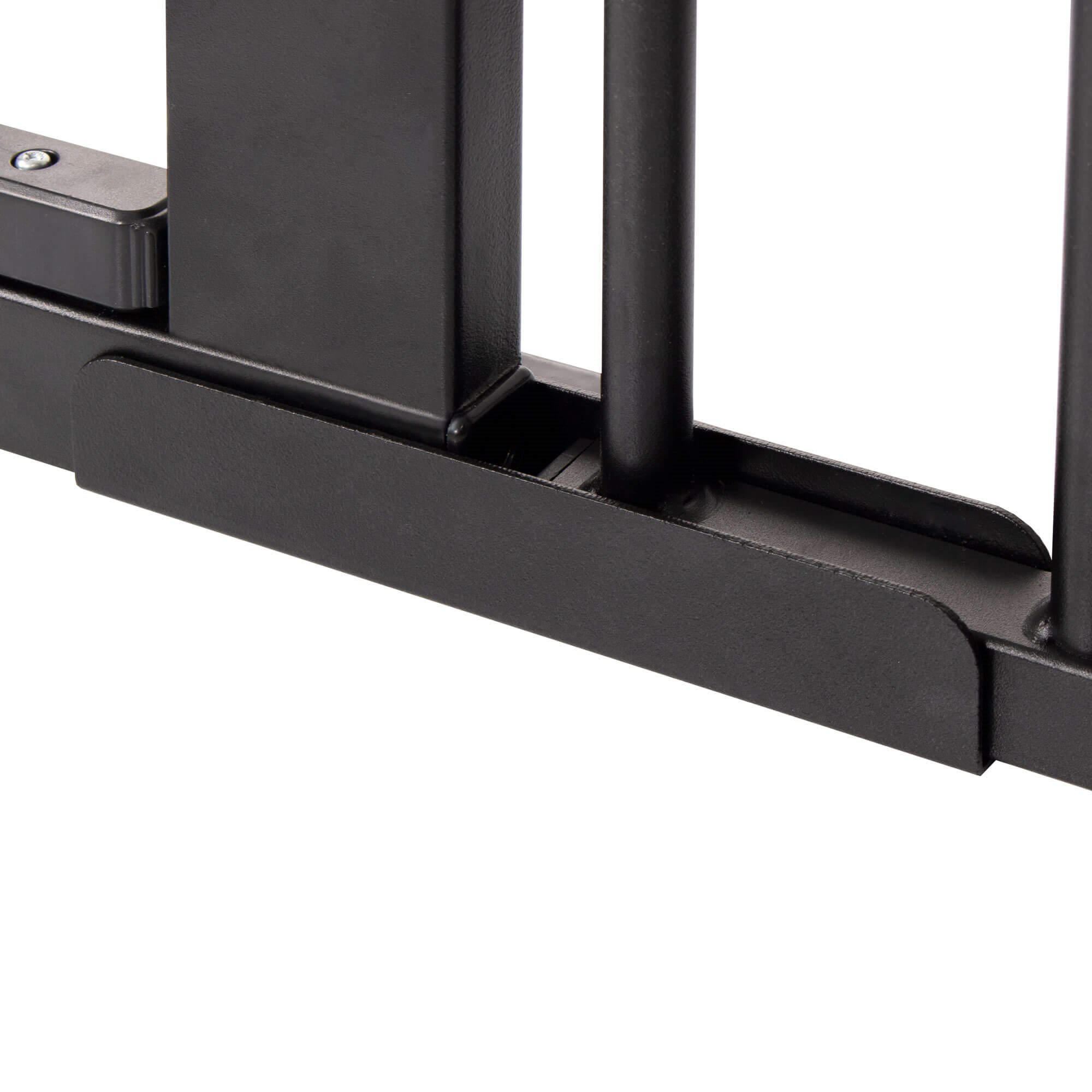 Drošības vārti ar spiediena montāžu Springos SG0002BC 75-124 cm melni