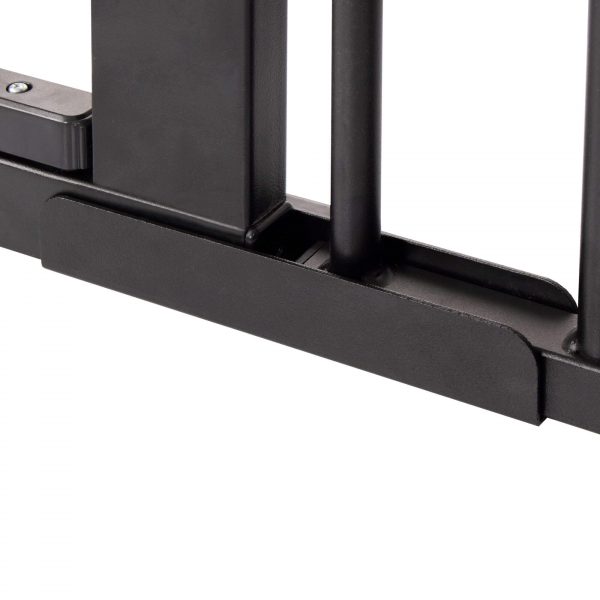 Drošības vārti ar spiediena stiprinājumu Springos SG0002CC 75-138 cm melni