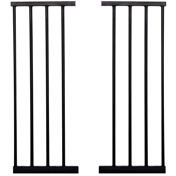 Drošības vārti ar spiediena stiprinājumu Springos SG0002CC 75-138 cm melni