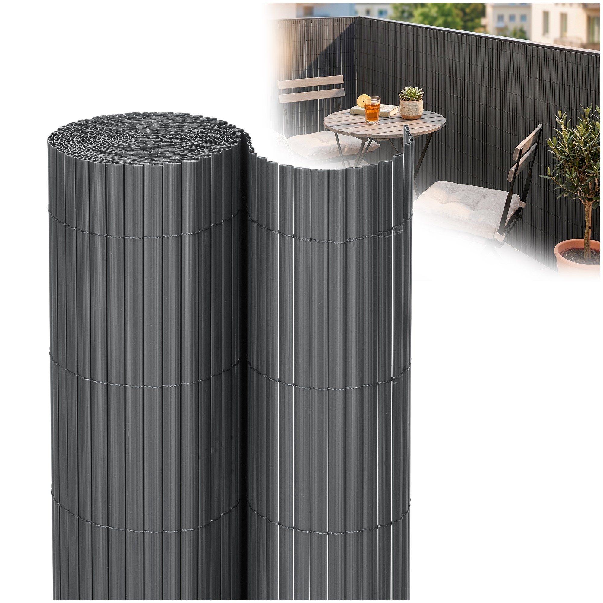PVC pārklājuma maskēšanas paklājiņš 300x100 cm balkonam