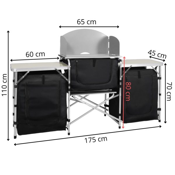 Pārnēsājams BBQ galds CS0181