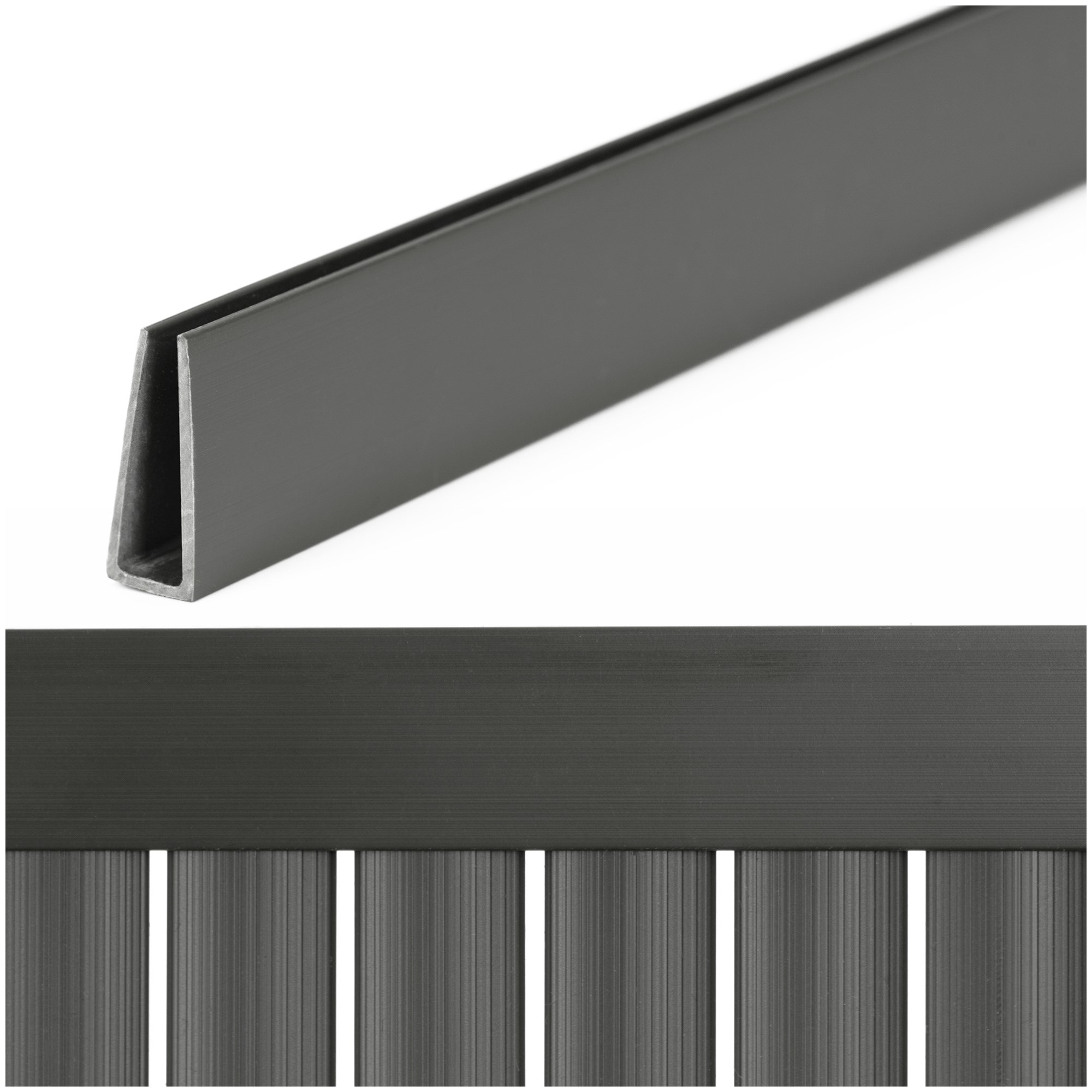 profils 100 cm PVC pārklājumam balkonam