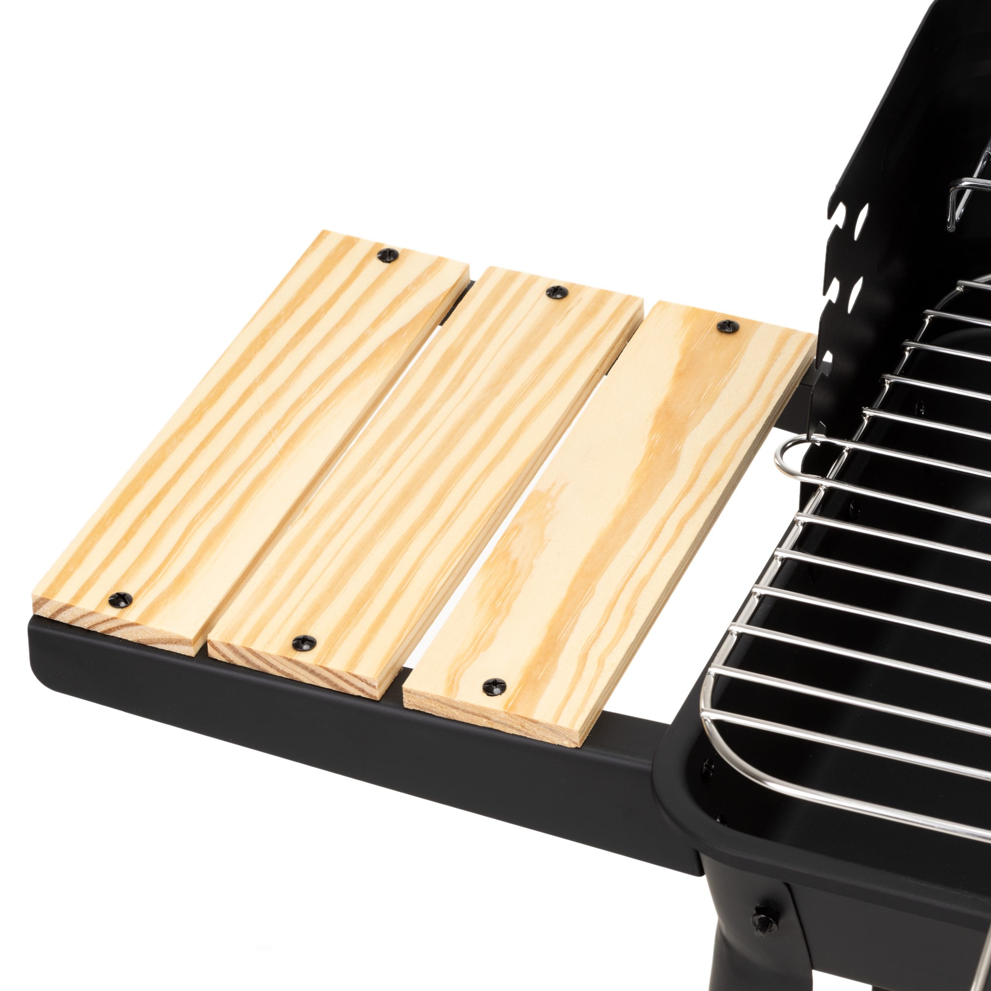 koka plauktiem un riteņiem
